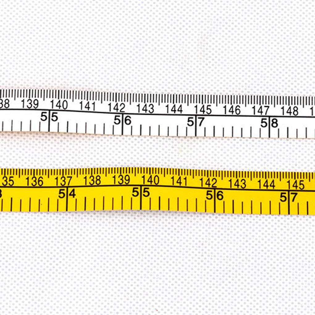 Regla de Doble Escala de 1,5 m, Cinta métrica Suave, Reglas Flexibles, Regla para Tela a Medida para Costura Corporal, Accesorios de Costura