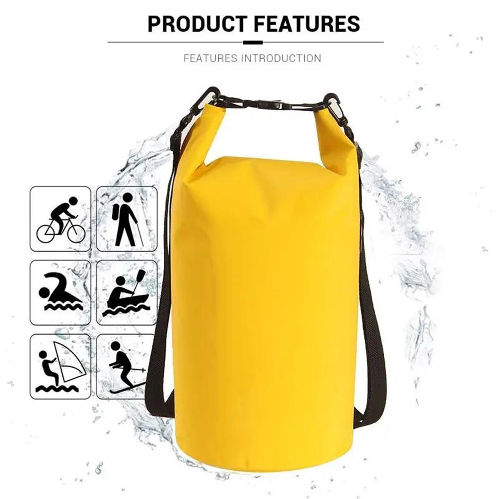 Custodia da viaggio Borsa Posteriore Per Moto 30L Per Bagagli Per Zaino Portaoggetti Doppio Uso(Black)