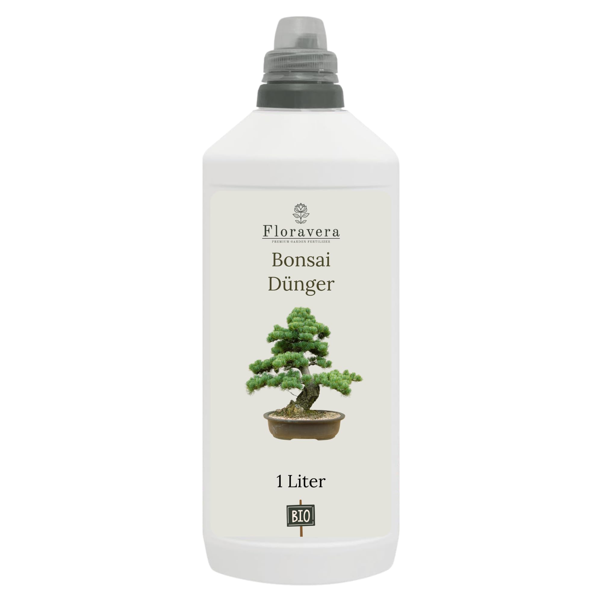 Floravera Premium Bonsai Bio-Flüssigdünger 1 Liter Bonsaidünger Dünger (1 Liter)