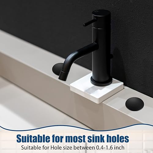 Miniatura 7 de Cubierta de agujero para fregadero de cocina de 2 pulgadas, cubierta de agujero para grifo de acero inoxidable para fregadero de cocina, tapa de