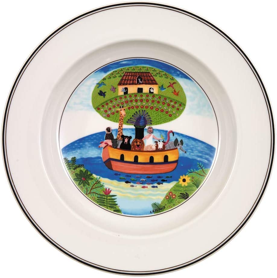 Villeroy & Boch Design Naif Arche Noah 1023372703 - Juego de platos hondos (6 unidades, acero inoxidable)