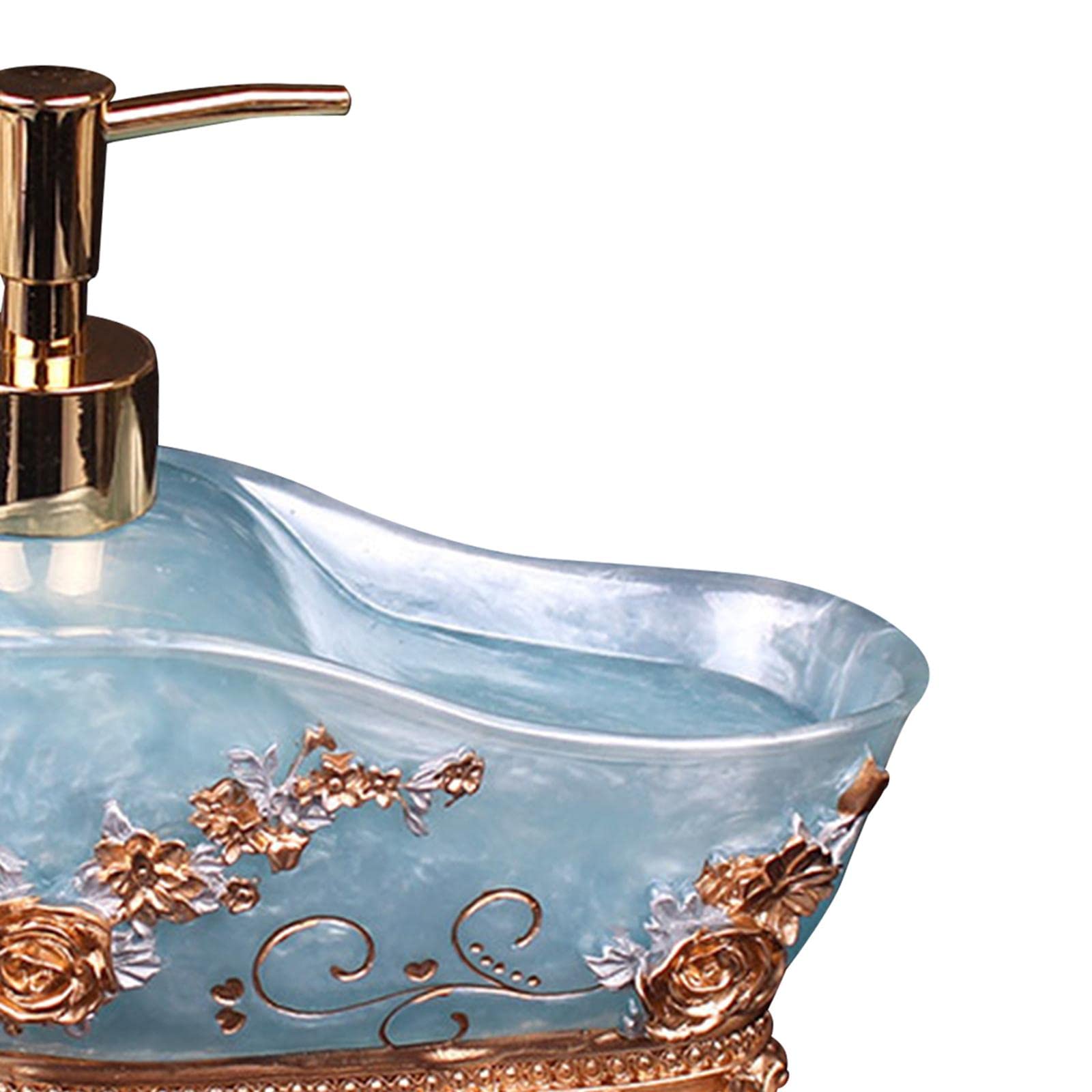 Elegante Dispenser di Sapone per Uso in Cucina E Bagno, Blu