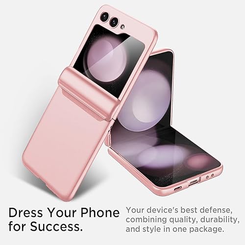 Miniatura 7 de Miimall Funda para Samsung Galaxy Z Flip 5 con protector de pantalla, funda para Galaxy Z Flip 5 con protección de bisagra, antihuellas, mate,