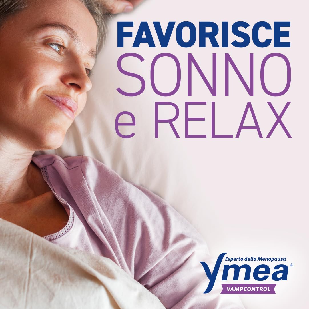 Ymea Vamp Control Integratore Alimentare - Compresse Multivitaminiche per una Progressiva Riduzione delle Vampate di Calore - 128 Capsule