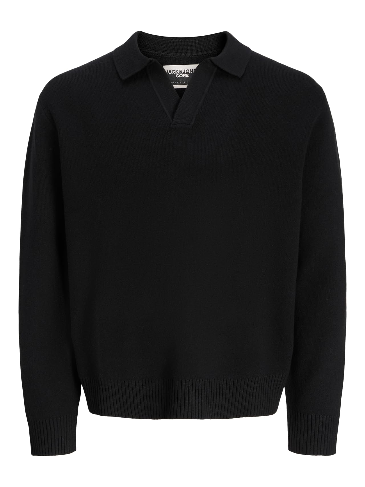 JACK & JONES Strickpullover Splitneck Polo