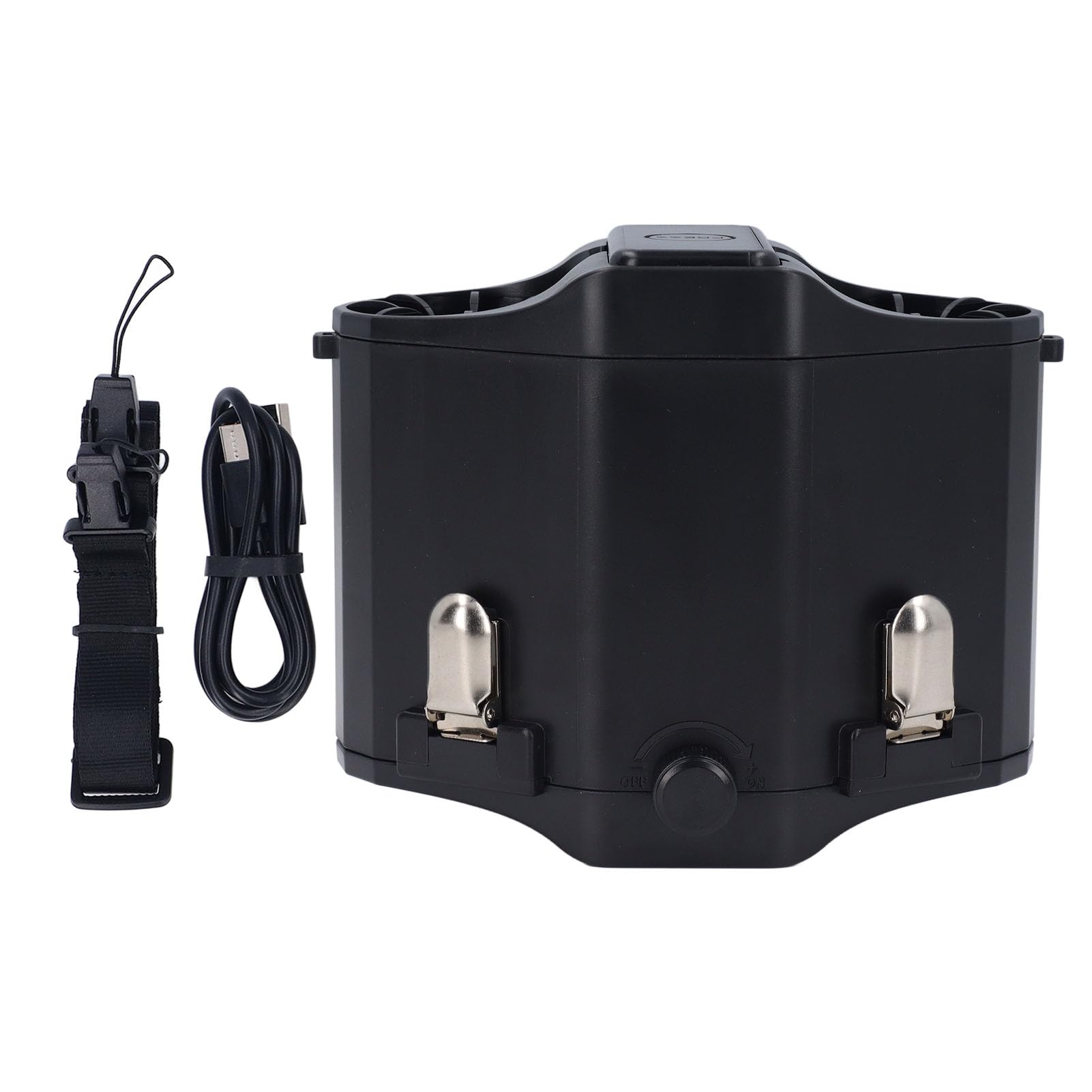 Ausla Ventilador de Cintura, Ventilador Portátil Recargable con Clip de