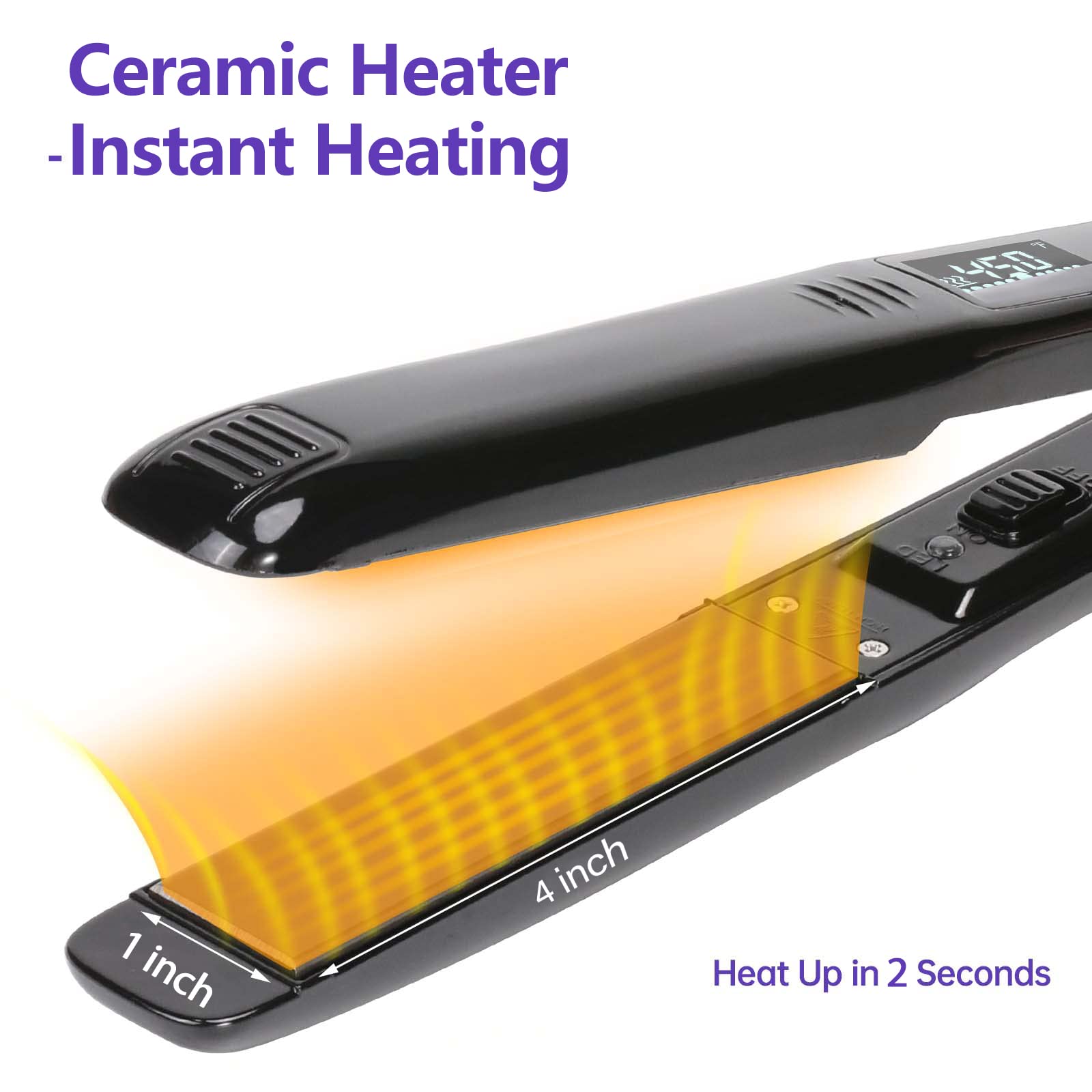 Amazon.com : TSEKIDO Hair Straightener and Curler 2 in 1