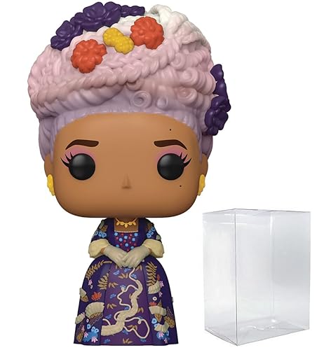 POP TV: Bridgerton - Queen Charlotte Funko Vinyl Figure (Bundled with Compatible Box Protector Case), Multicolor, 3.75 inches