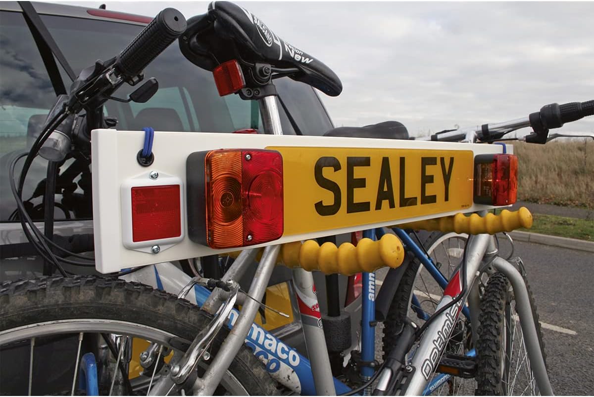 Sealey TB3/2 Trailer Board for Use with Cycle Carriers 3Ft with 2m Cable, 195mm x 490mm x 150mm