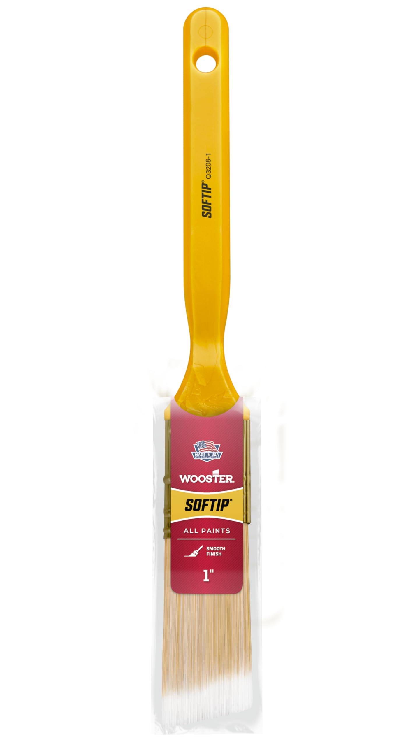 Wooster BrushQ3208-1 Softip Angle Sash Paintbrush, None, 1 Inch