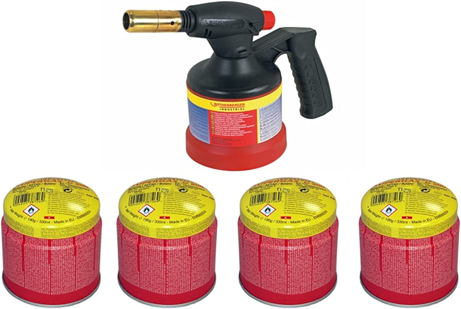 FUMOSA Lötbrenner Inkl. 3 Stechkartuschen