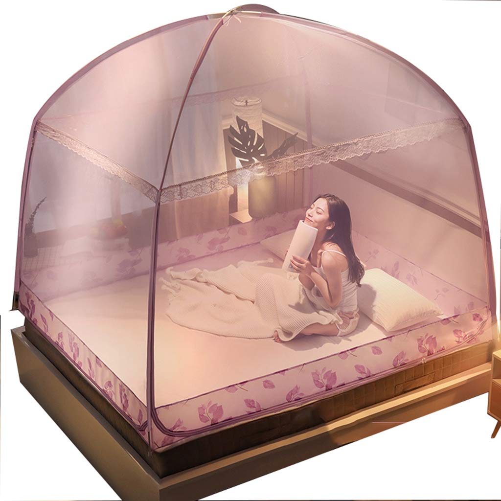 Mosquitera plegable portátil de viaje plegable de 3 puertas, cortina de camping con parte inferior antipicaduras de mosquitos, fácil instalación, 170 cm de alto