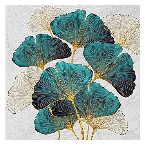 Pintura de Diamante de Hoja de Ginkgo Kit de Bordado de Diamantes de ImitacióN de Punto de Cruz Para DecoracióN de Paredes Del Hogar Perfecto Para la Actividad de Padres Y NiñOs Cover