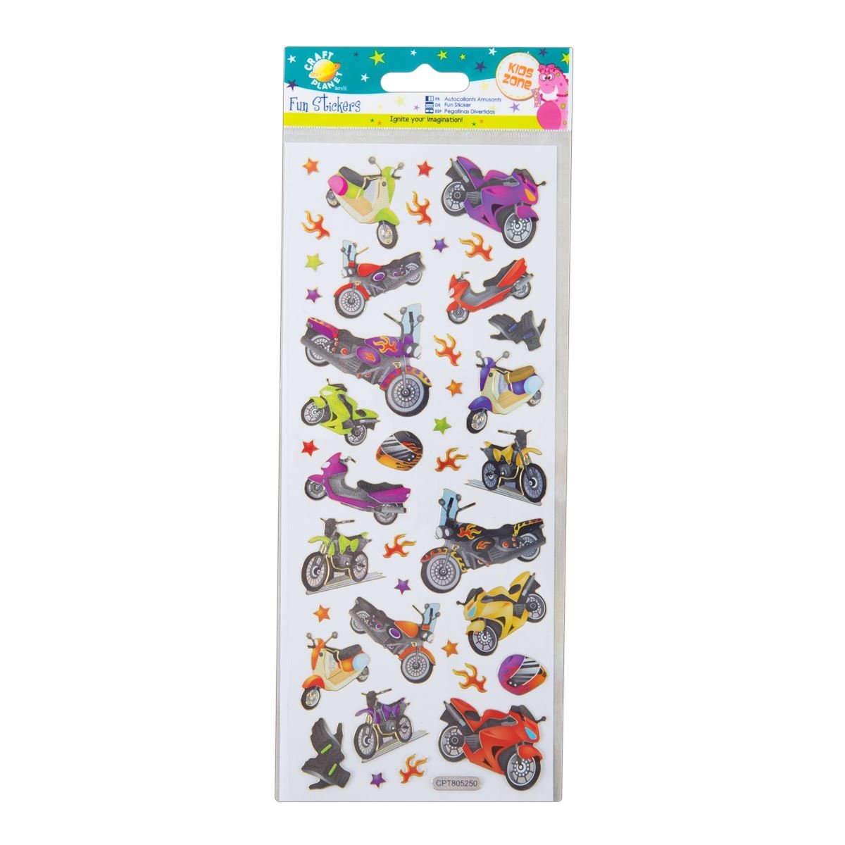 Craft PlanetScrapbooking Stickers, Multi-Colour, N Applicable