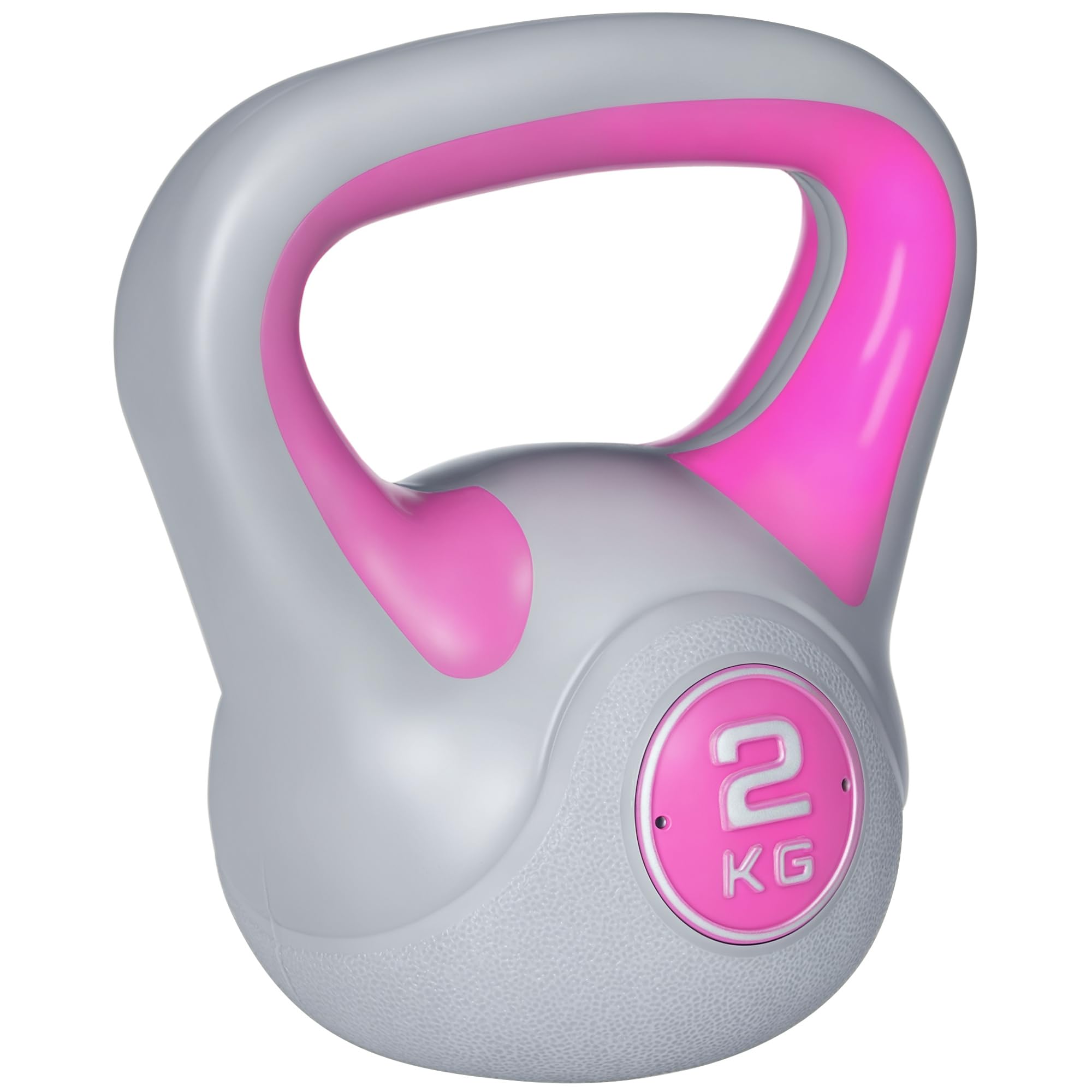 SPORTNOW Kettlebell 2 kg with PU Cover and Flat Base