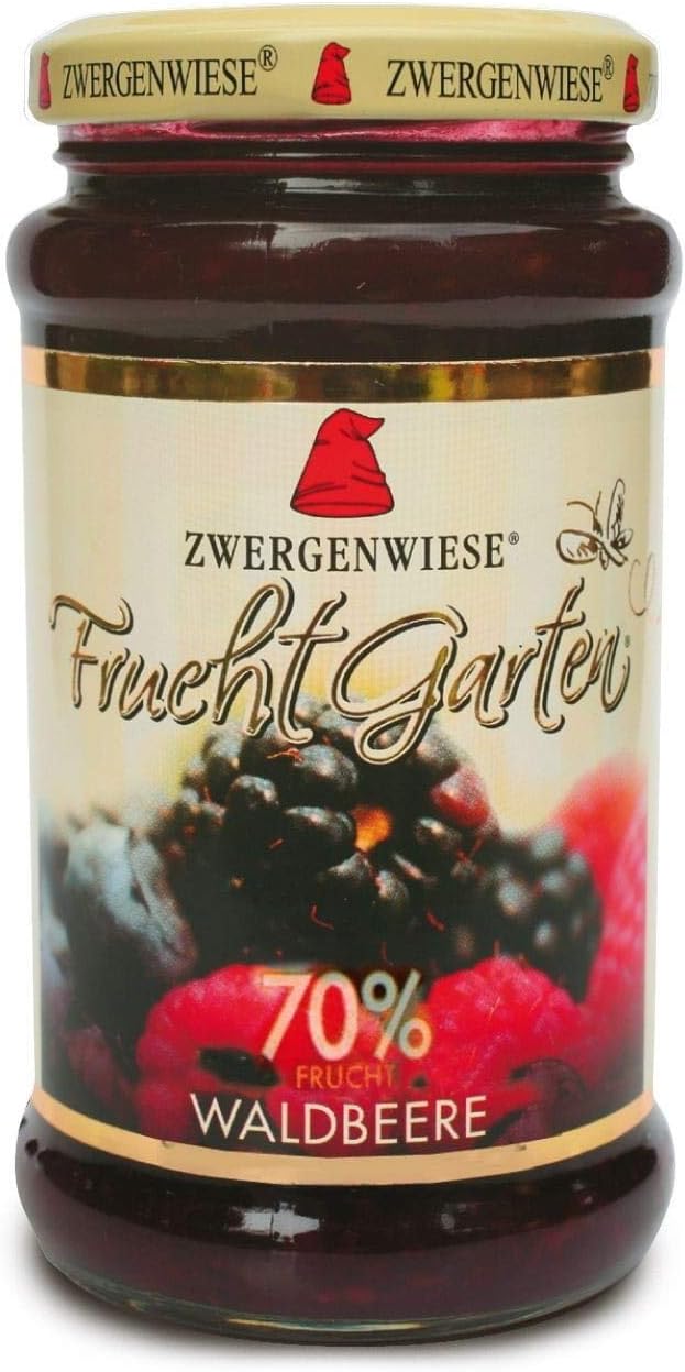 Forest Fruit Mousse (Gluten-Free) 70% Fruit BIO 225 g - ZWERGENWIESE