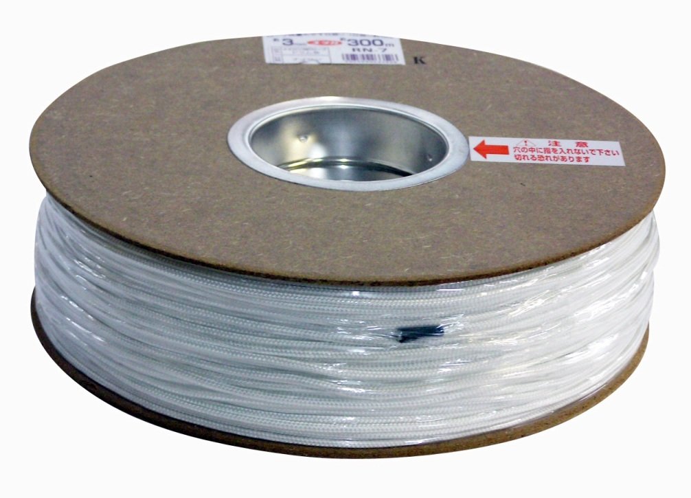 Amazon | ナイロンロープ16打ドラム巻 RN‐7 3mm×300M | ロープ | 産業