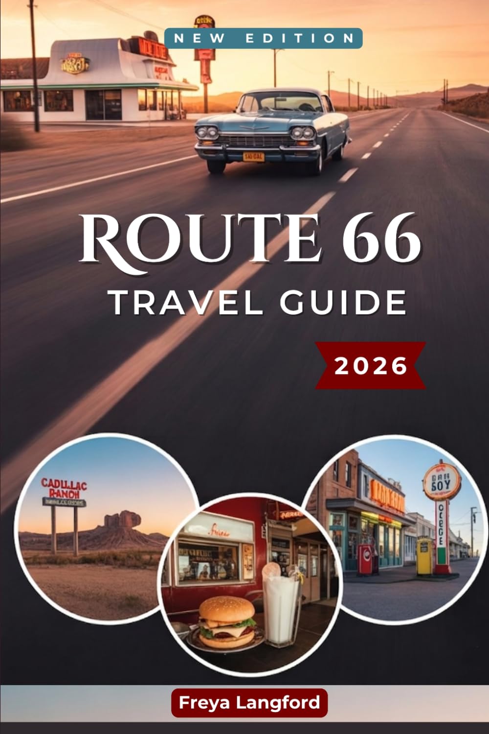 ROUTE TRAVEL GUIDE 2026: Road Trip Planner from Chicago to Santa Monica with Maps, Itineraries, Budget Tips, Scenic Stops, and His-toric Attractions Across All 8 States (The Horizon Atlas Series)