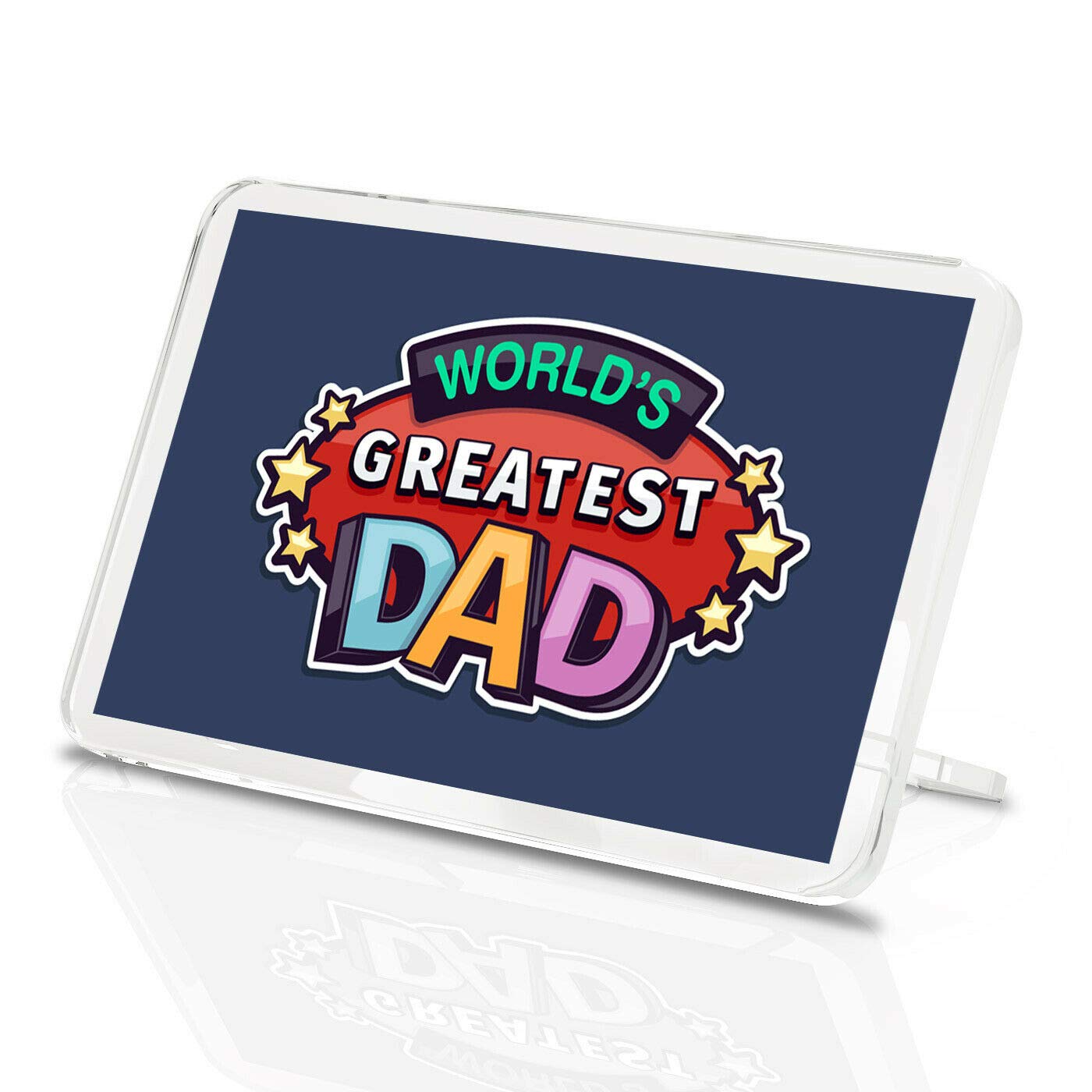 World's Greatest Dad Classic Fridge Magnet - Father's Day Daddy 8694
