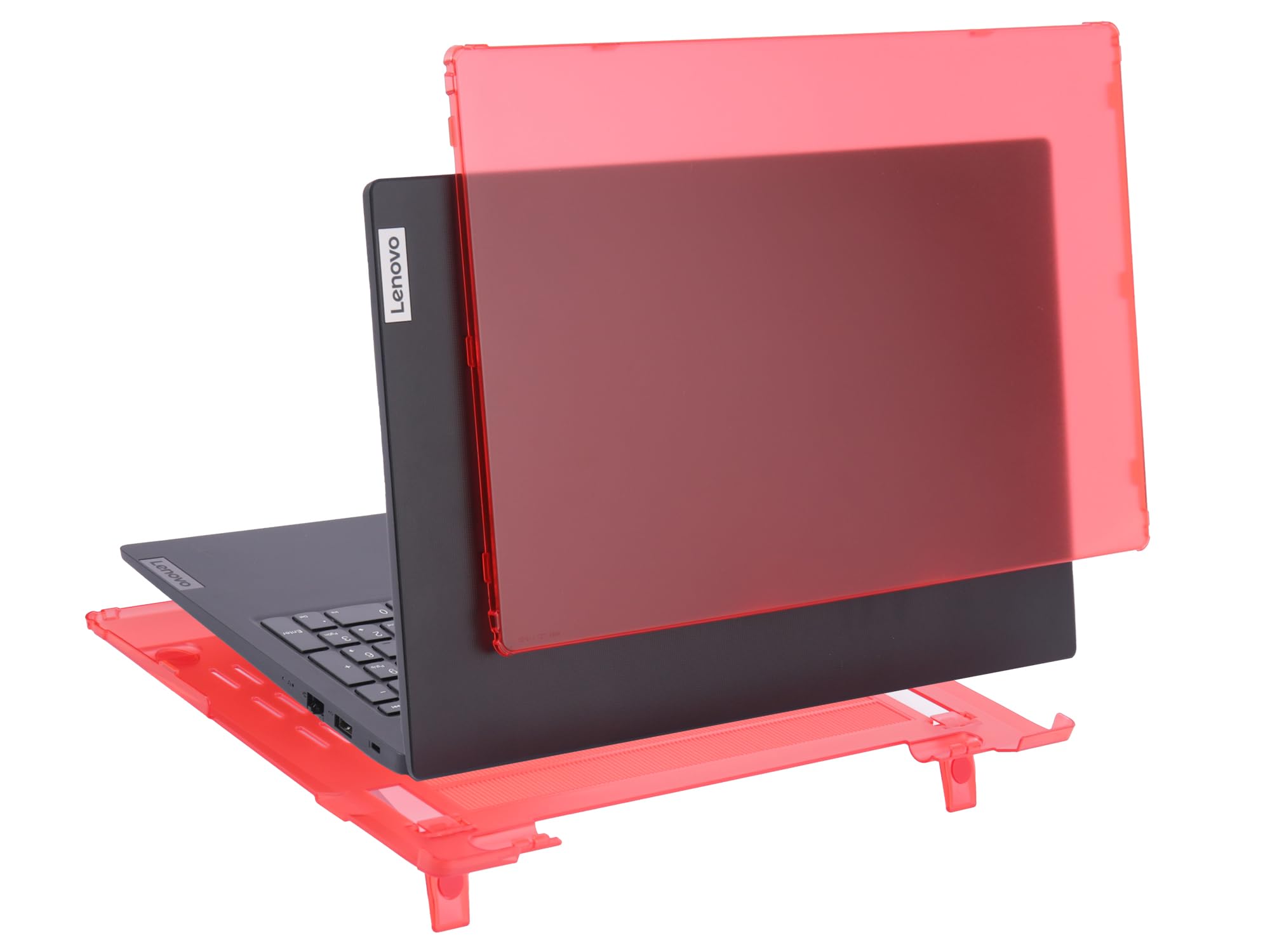 mCover Funda solo compatible con Lenovo V15 G4 / G5 / G6 Series 2024-2026 de 15.6 pulgadas (con bisagra de 180°, no es compatible con ningún otro modelo Lenovo), transparente