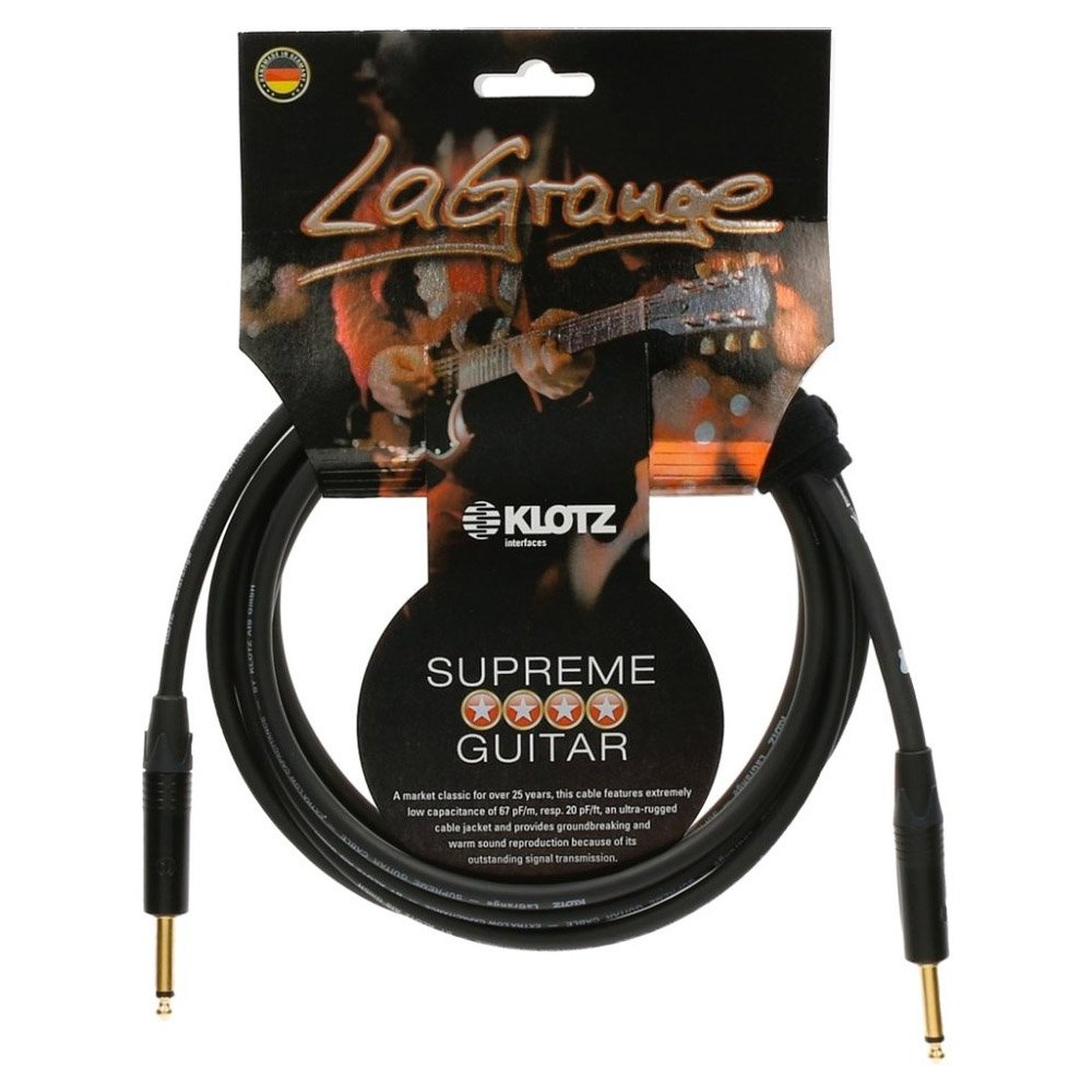 Klotz LAGPP0600 - Cable de instrumento, 6 m de largo