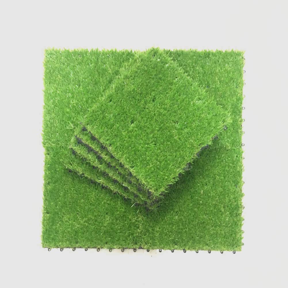 Buy Smabee Artificial Grass Tile Interlocking Floor Tiles Grass Deck