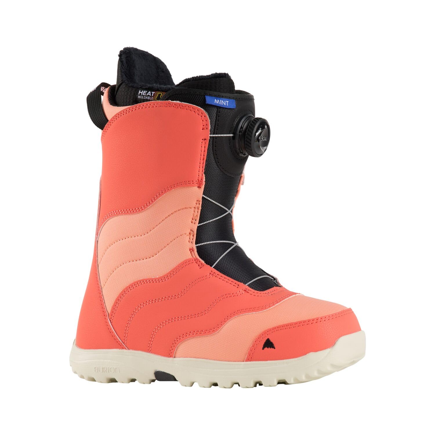 Burton – Botas de Snowboard Mint Boa Peach Echo para Mujer, Color Rosa