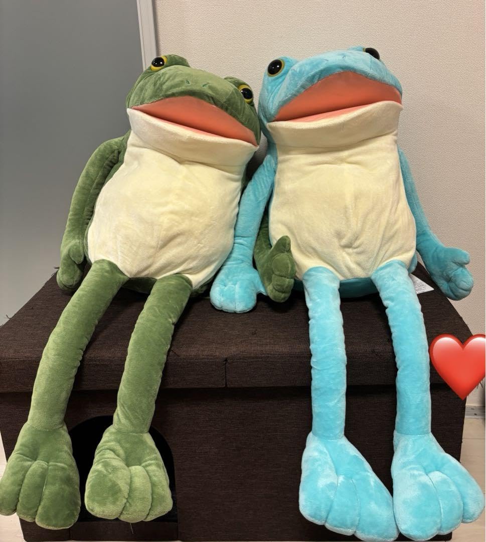 Amazon.co.jp: おとぼけケロピョン BIGサイズ 2匹セット 約70cm H