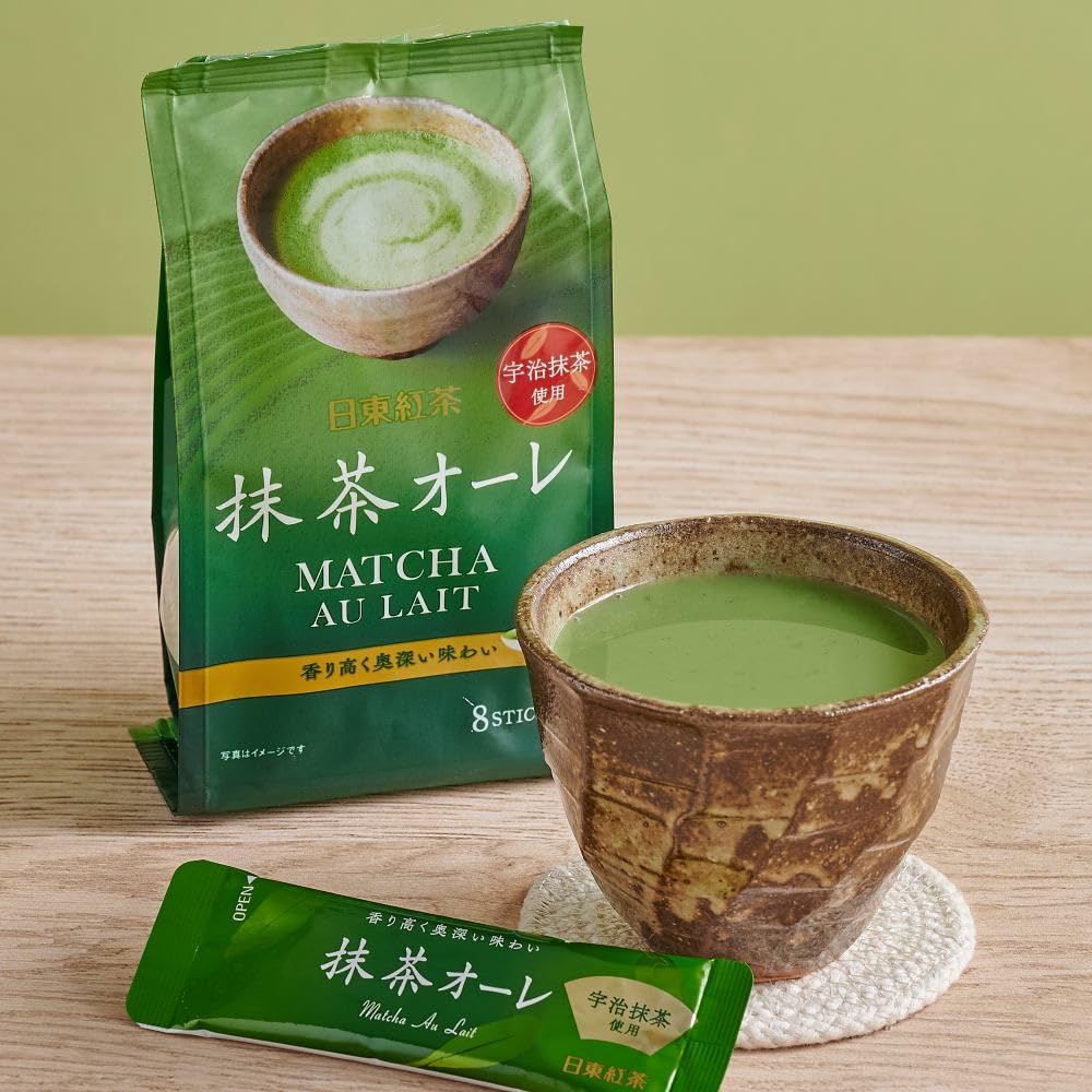 Amazon.com : Nitto Matcha au Lait – 3 Pack (8 Sticks Each