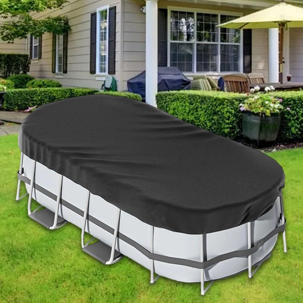 Bâche rectangulaire en tissu Oxford pour piscine hors sol