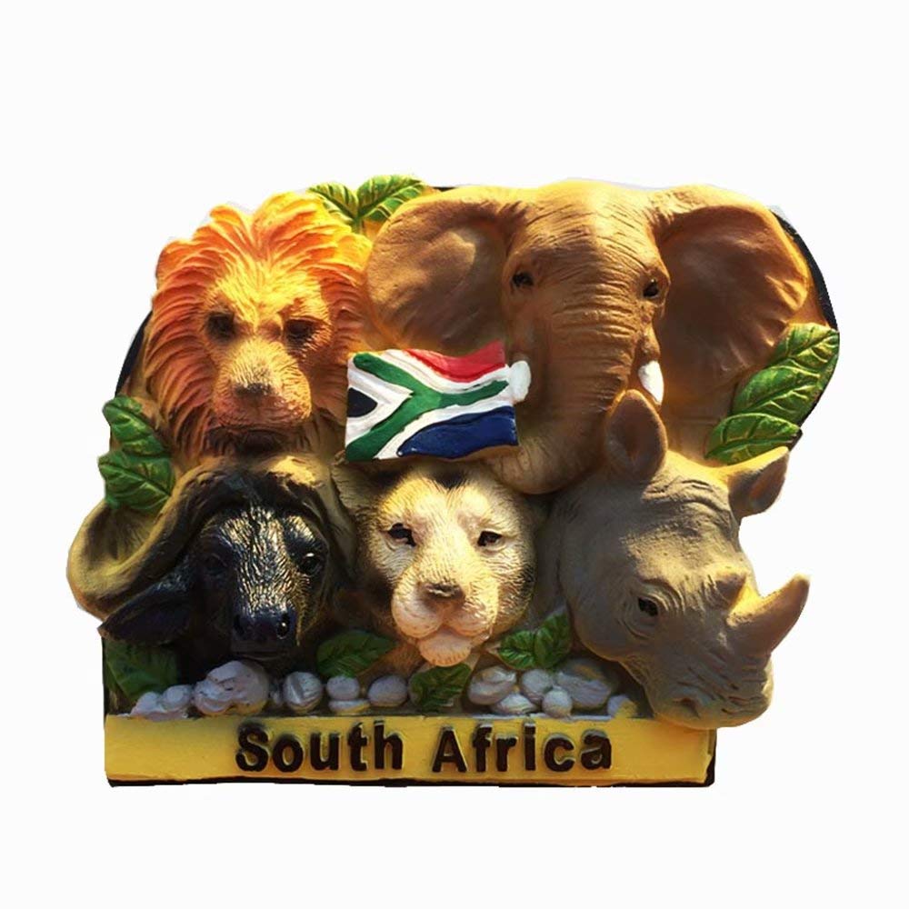 Weekino South Africa Magnet 3D Resin Fridge Magnet Souvenir Travel City Collection