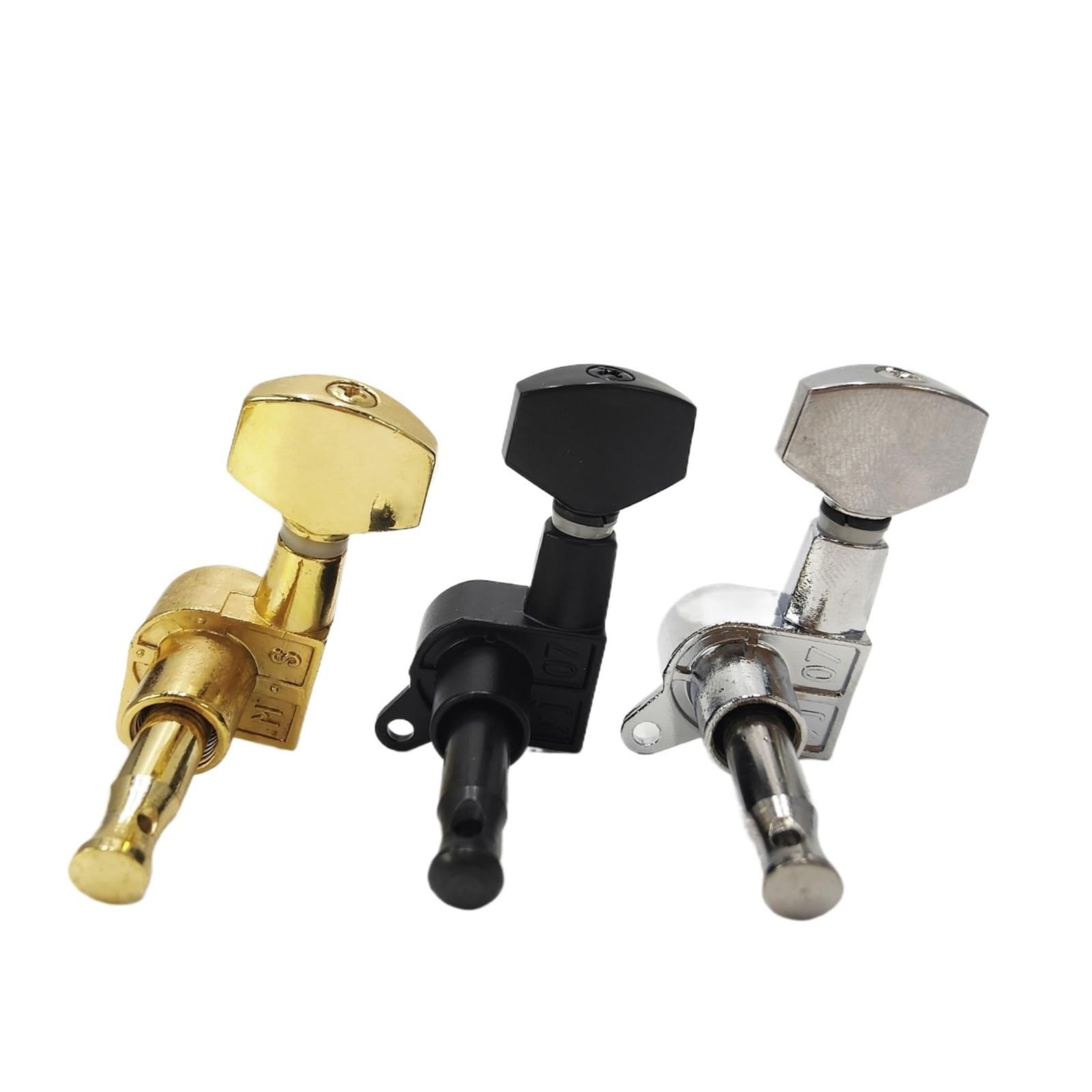 6 Teile/satz Versiegelte Gitarre Tuning Pegs Locking Tuners 3L3R 41 Folk Großen Kopf Mechaniken(Gold 6pc 3L3R)