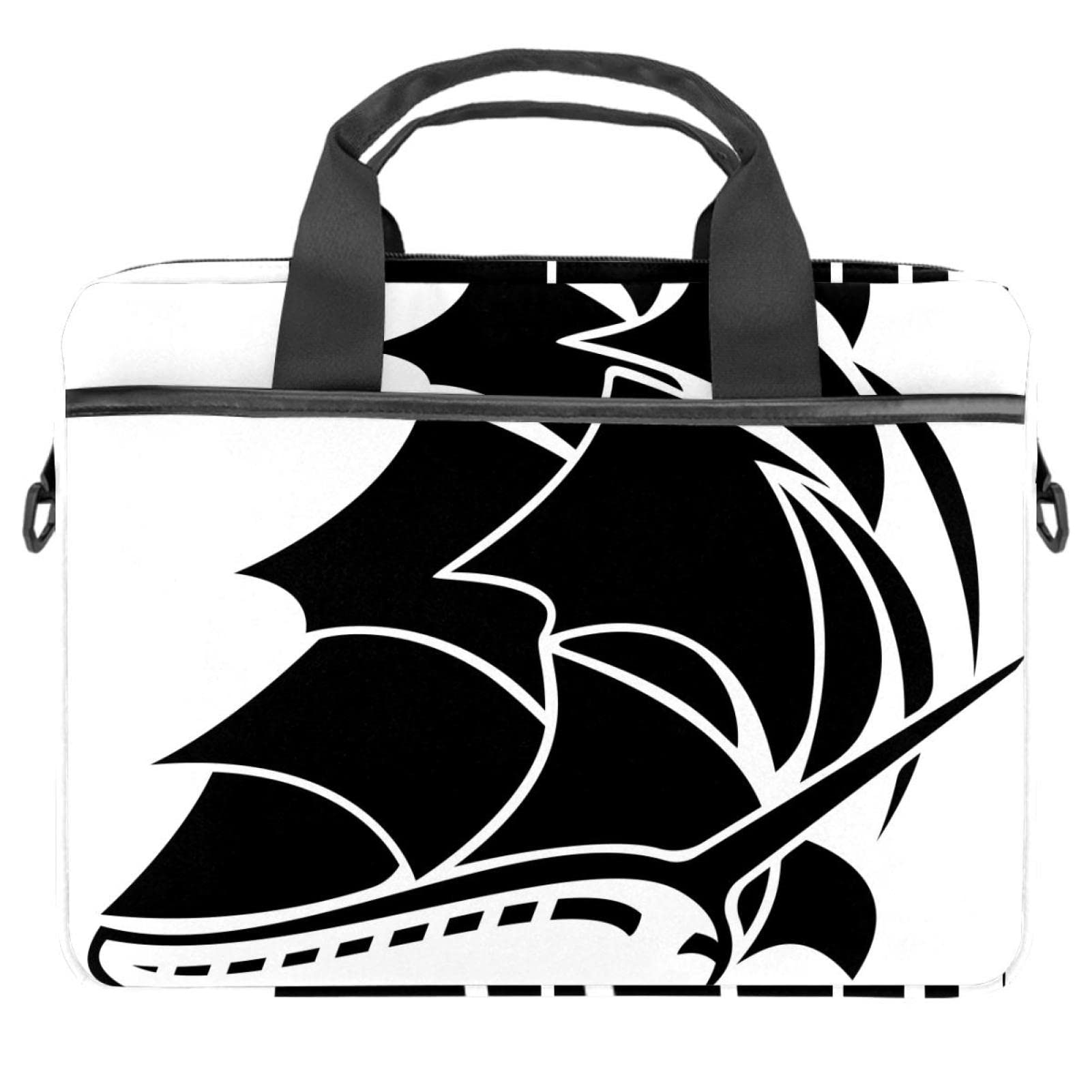 Bolsa de mano floral para tableta y portátil ideal para trayectos urbanos y oficina 7