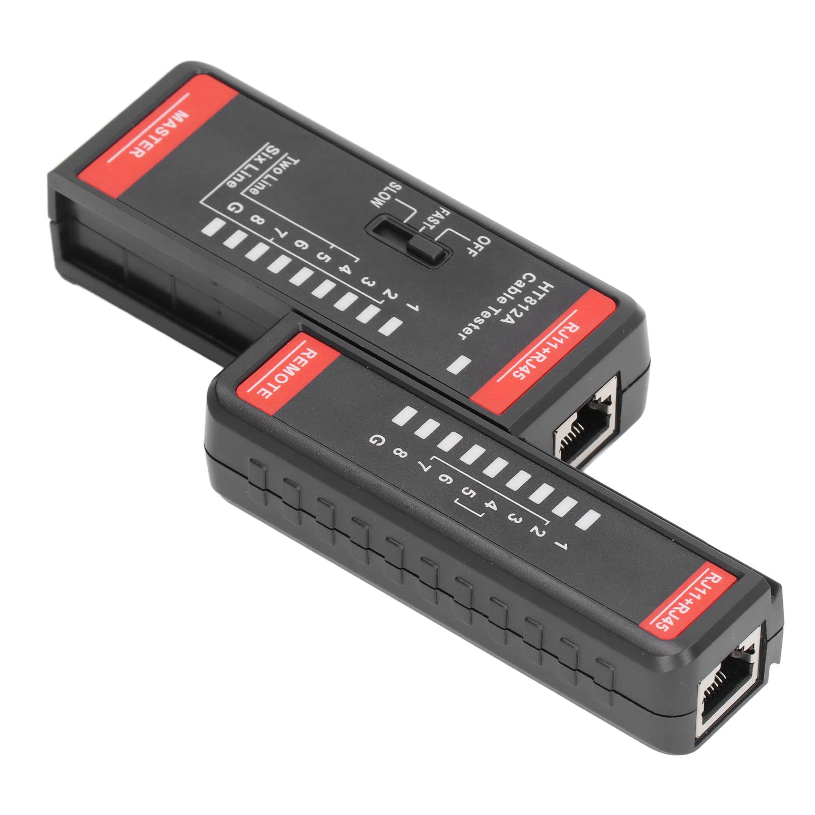 Network Cable Tester Fast Or Slow Speed RJ11 RJ45 Phone Line Tester For Network Maintenance And Line Monitoring - Image 4