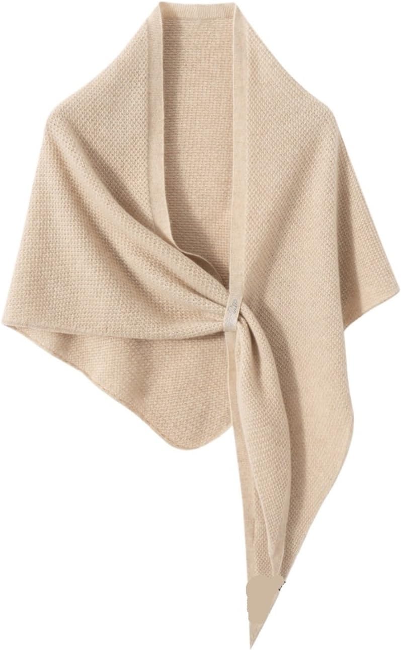 [売店] スカーフ 秋冬暖かいカシミヤニットショールレディース三角マフラーシンプルで マフラー 分厚いオーバーサイズの冬/秋