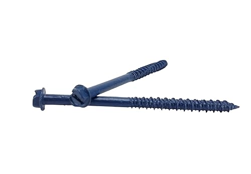 Miniatura 1 de chenango suministro 14x 4" cabeza hexagonal tornillos para hormigón (Anchor. 100piezas con broca (14x 4")