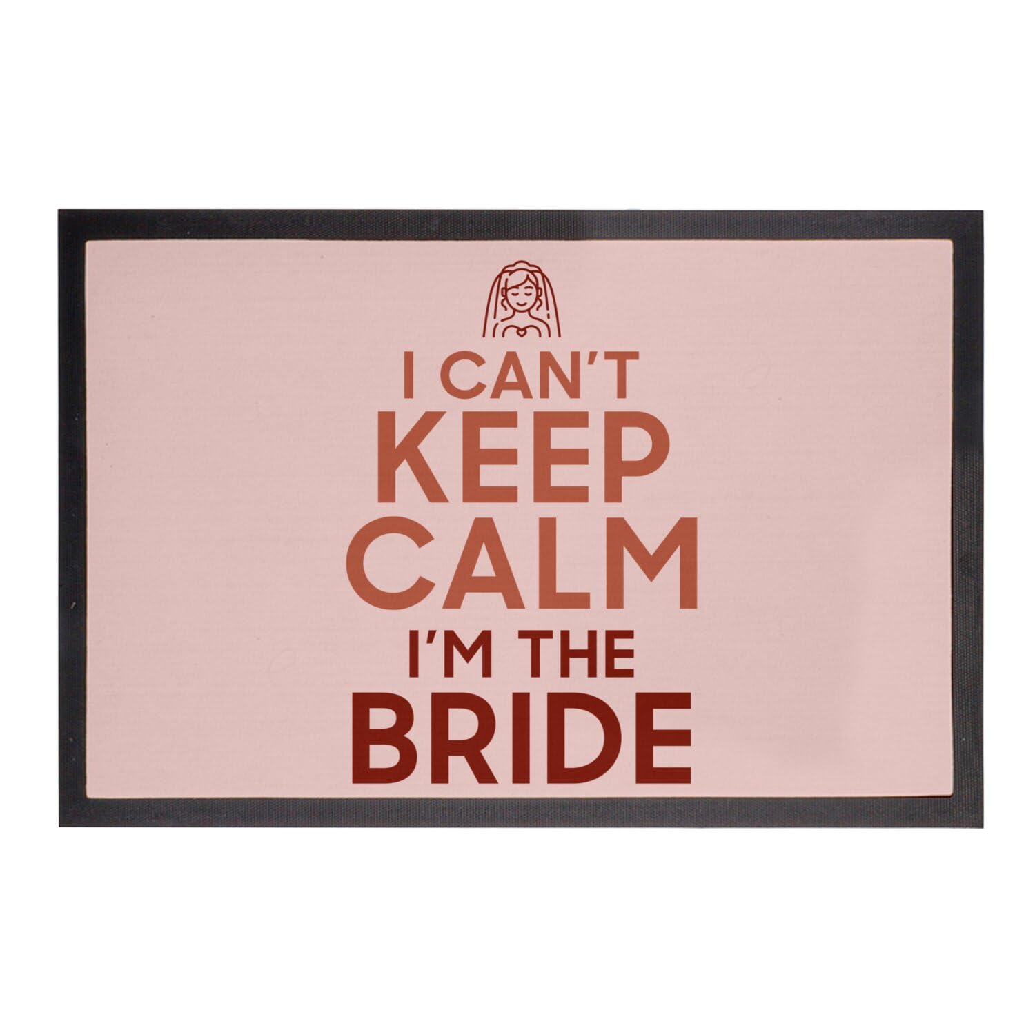 Paillasson rose Fabulous 75x50cm tapis de porte mariage Angleterre