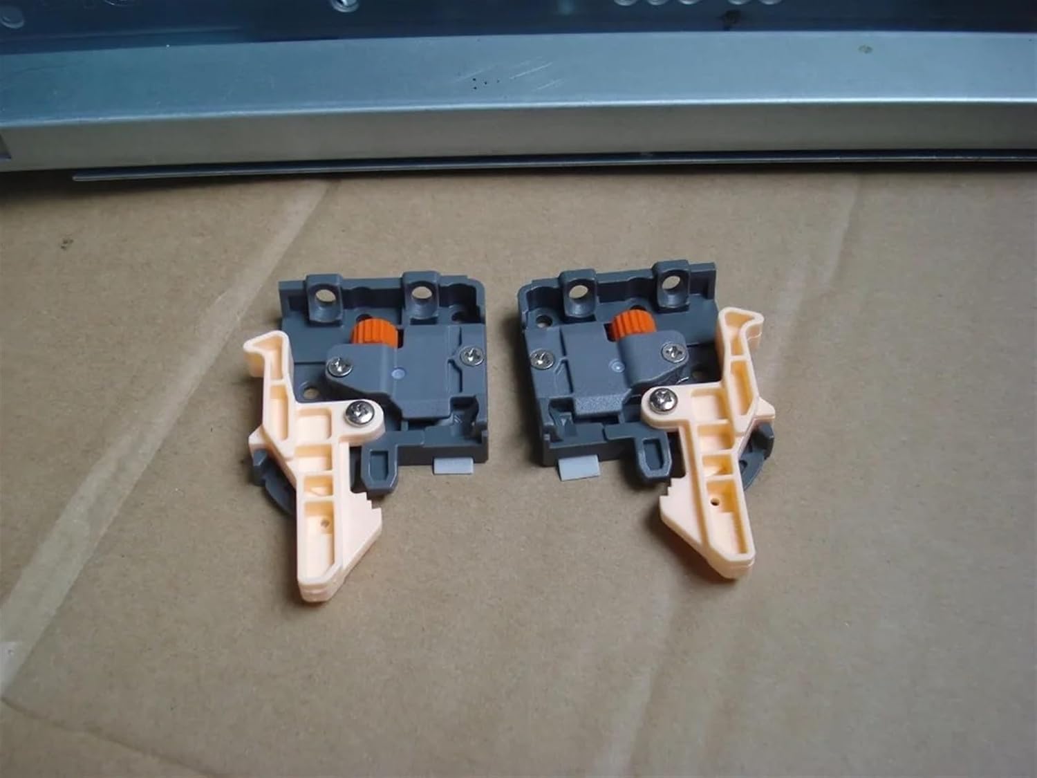 Heavy Duty Drawer Slides Rebound Concealed Undermount Fully Extended Drawer Slide Rail Runner