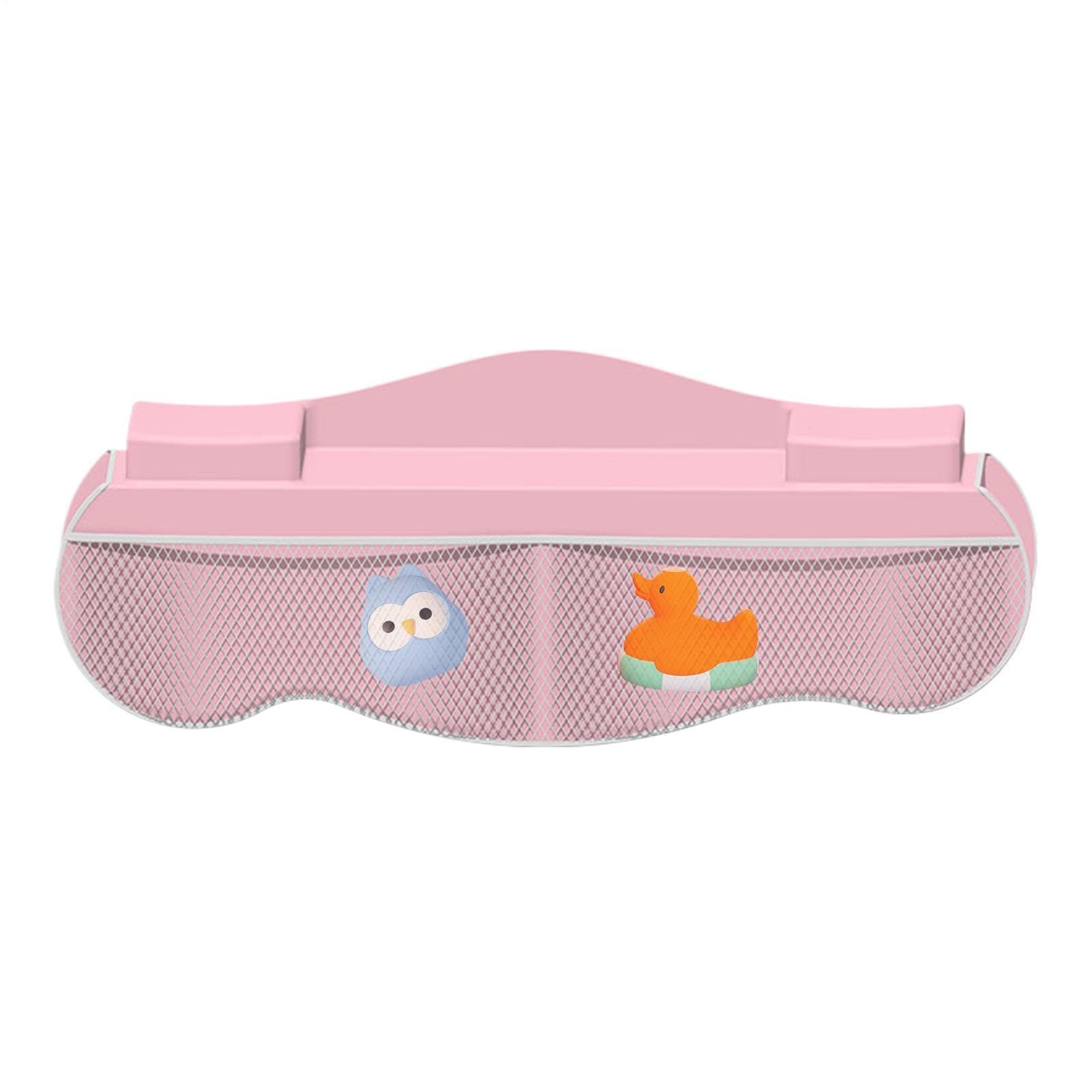 Badewannen-Spritzschutz 4 Netztaschen Badewannen-Spielablage | Ablage für die Badewanne Spielbereich in der Badewanne für Kinder und Spielzeugaufbewahrung im Badezimmer