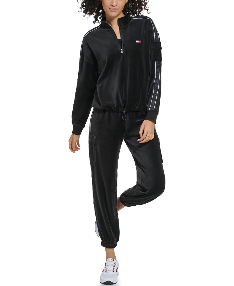 Amazon | [Tommy Hilfiger] セーター Tp2t0565-blk-m レディース