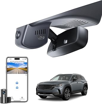 Mangoal Front 4K & Rear 1080p Dash Cam for Mazda CX-50 2025 2026Model B