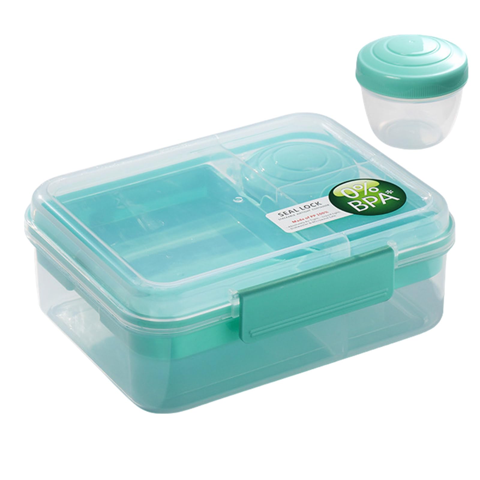 Buxuaaaa Effective DoubleCompartment Lunch Box Practical Double Layered Meal Carriers Great for School Lunches and Work Breaks Double Compartment Food Box