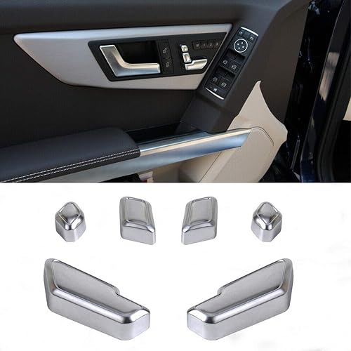 6 unids botón de asiento de puerta ajuste interruptor cubierta ajuste para Benz A B C E GLA CLA GLE GLS