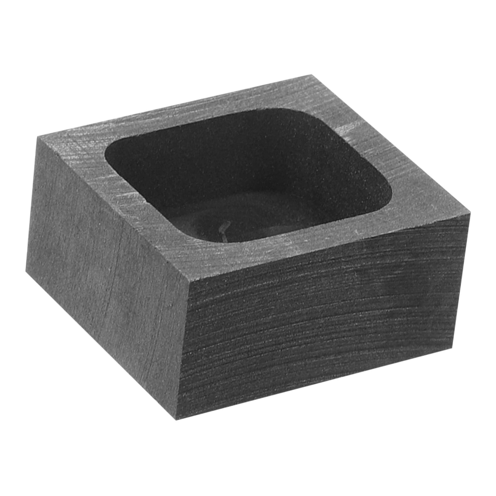 HAPINARY Graphite Crucible Ingot Casting Ingot Mold Jewelry Casting Container Molds Graphite Ingot Moulds Metal Casting Melting Tool DIY Mold