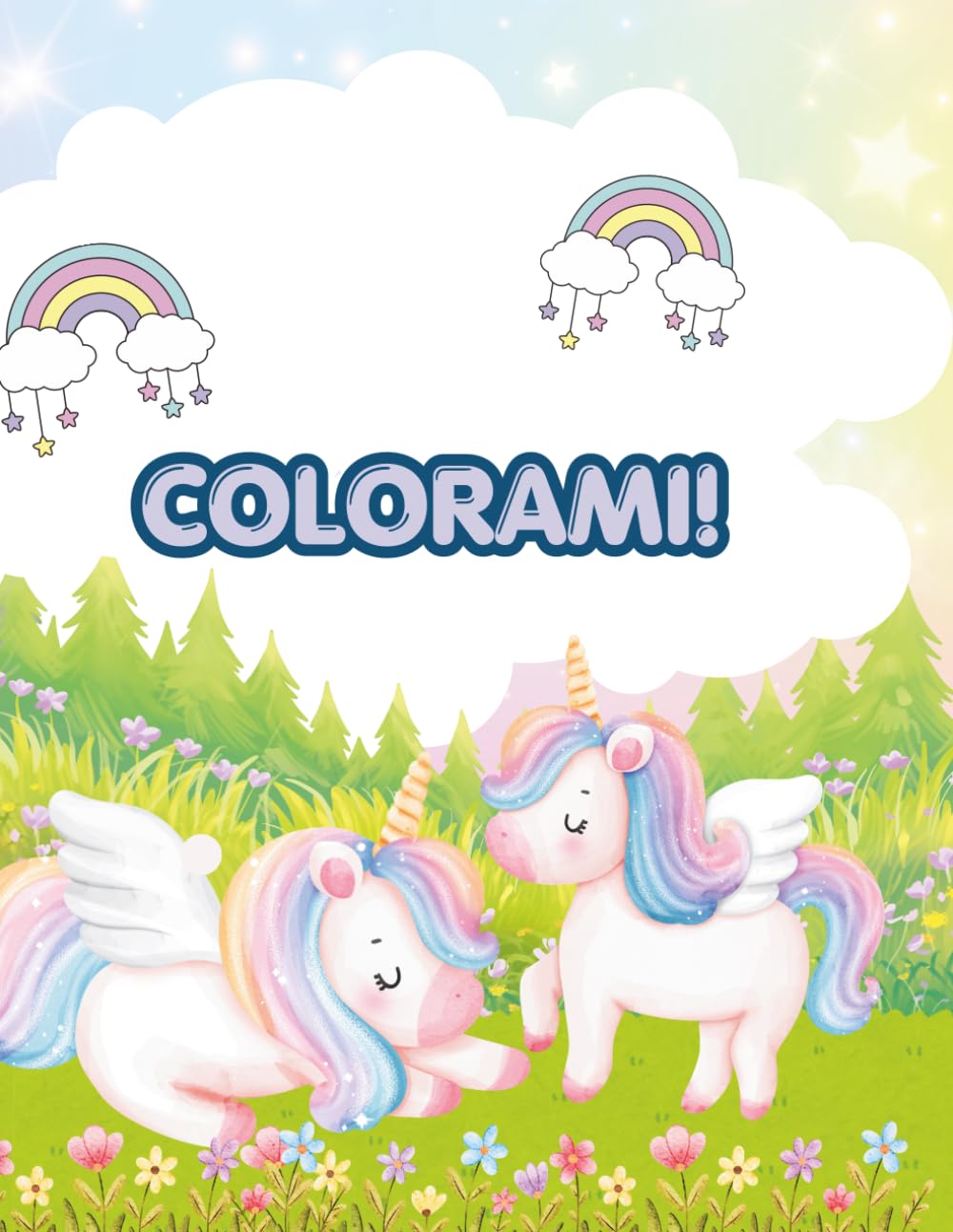 15 disegni per bambini da colorare: Età 3-6 anni, pagine alternate vuote per non macchiare.