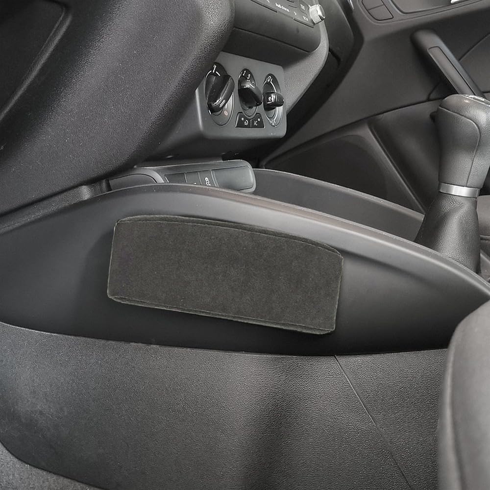 Wood Company Support Genou pour Voiture - Coussin Doux (7. Alcantara Gris foncé)