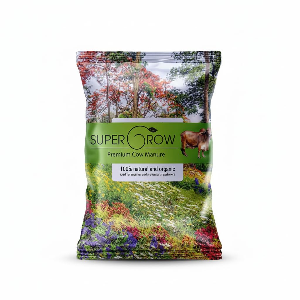 DIVINE TREE Super Grow Cow Manure for Home Plants(5 Kg)