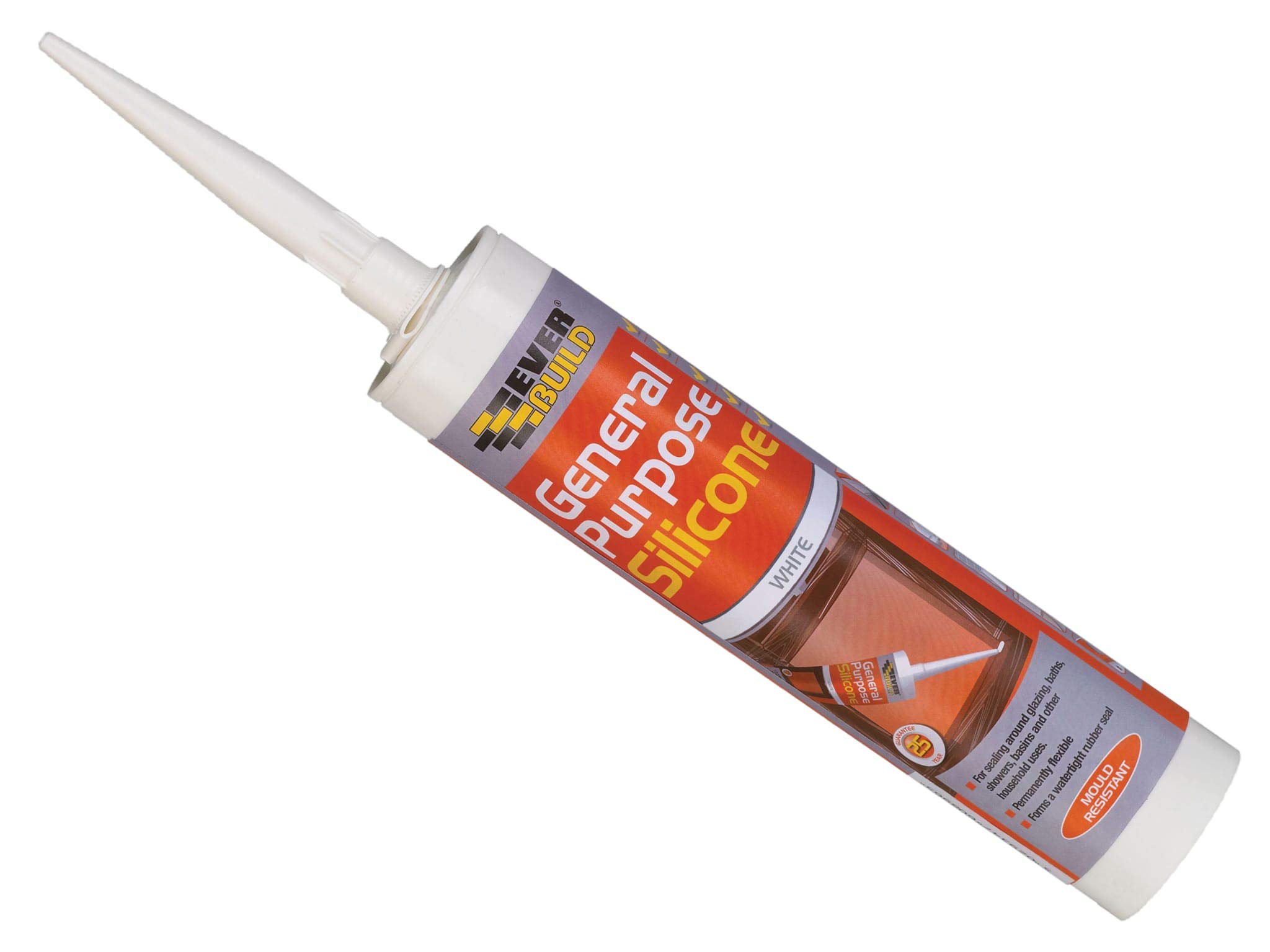 Everbuild - General Purpose Silicone Black 310ml - EVBGPSBL