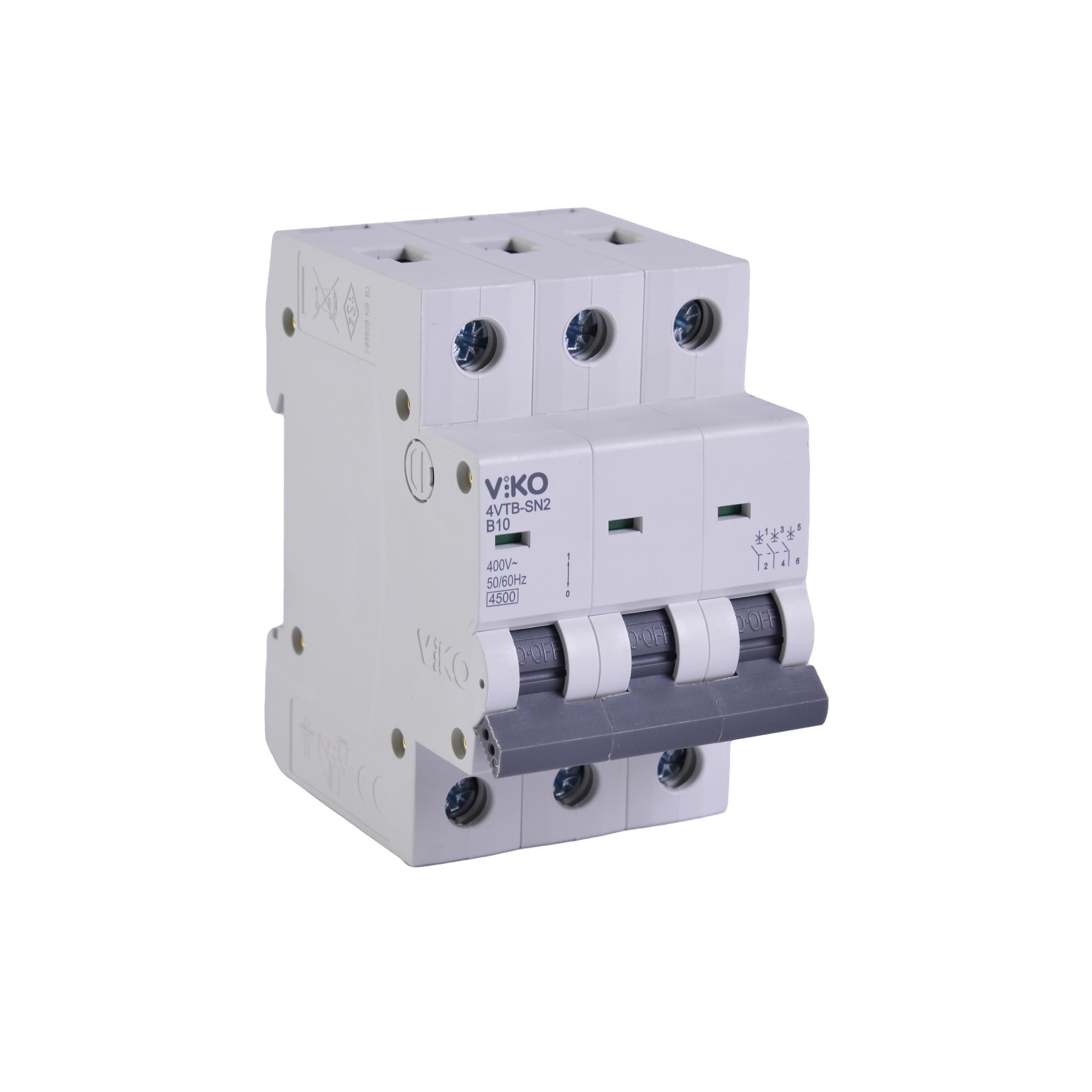 Viko 4VTB-3B10 Otomatik Sigorta 4,5kA B Tipi 3 Kutup 10A