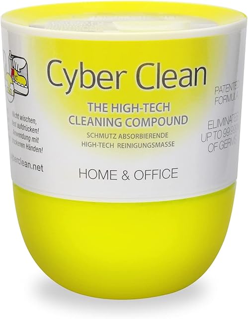 Cyber Clean Home & Office Pop up Cup 145gr, Yellow, 6.4 x 6.4 x 7.16 cm